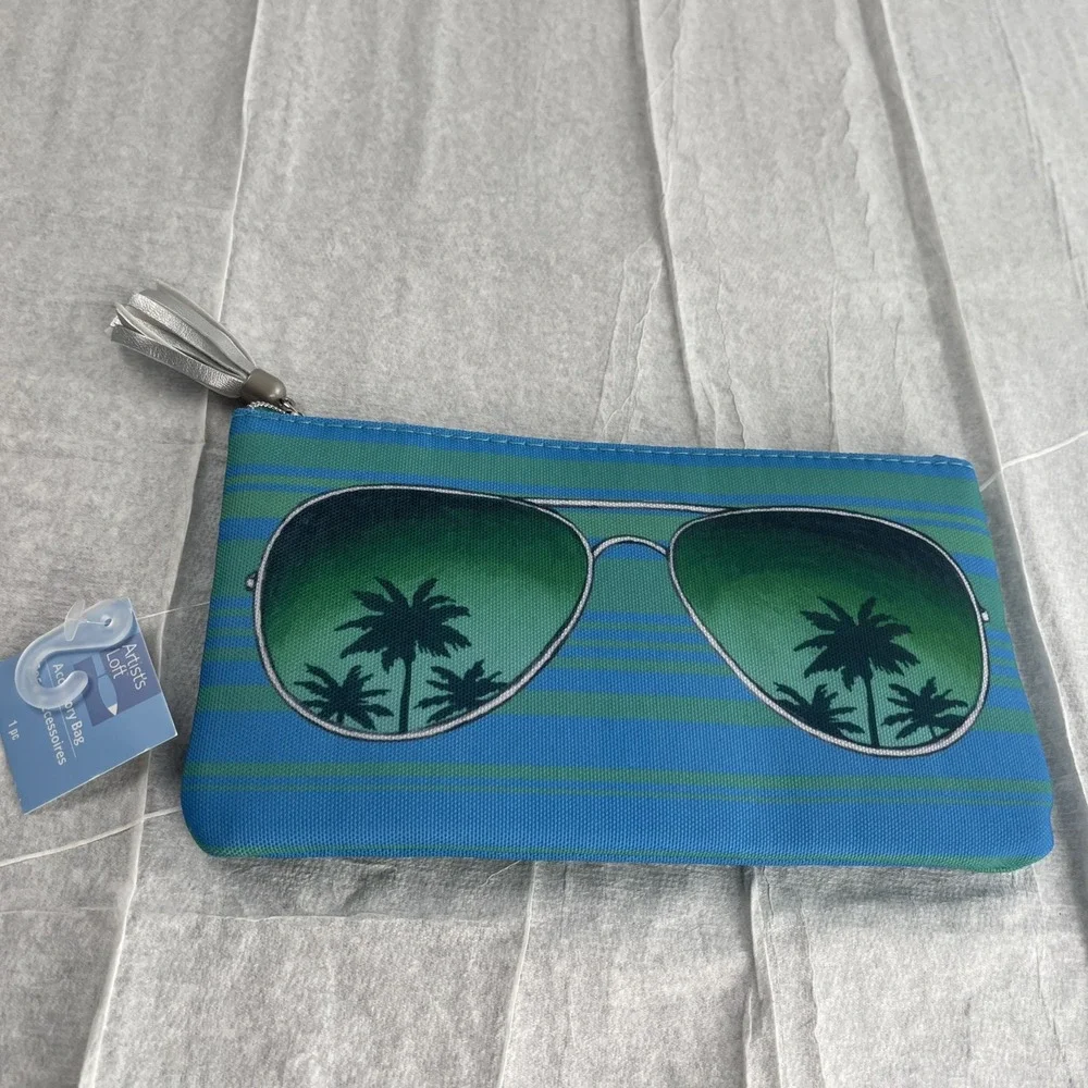 Shades Accessory Bag Blue Green Orange. 8